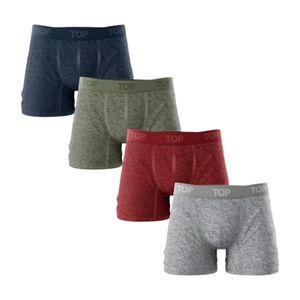 Pack 4 Boxer Medio Algodon Hombre Top 208pkp4c16 Multicolor