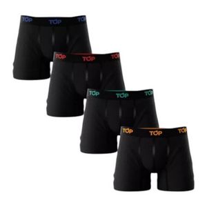 Pack 4 Bóxer Medio Algodón 208PKP4C15 Hombre TOP Multicolor