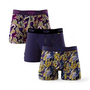 Boxer Hombre Top Caballeros del Zodiaco Pack 3 Multicolor
