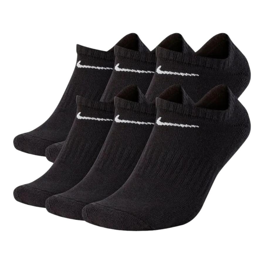 Calcetín Deportivo Hombre Nike Everyday Cushioned Negro 3