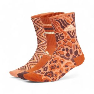 Pack 3 Calcetines Mujer Adidas Farm Rio Naranjo