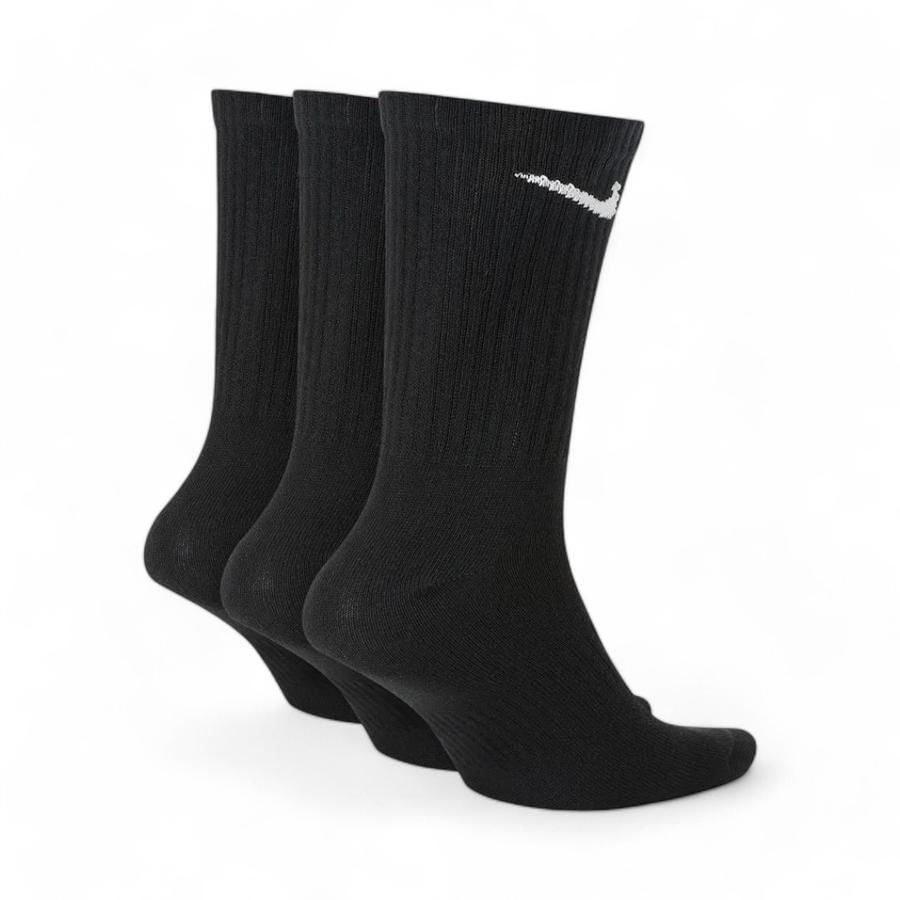 Pack 3 Calcetines Unisex Nike Everyday 3/4 Negro