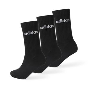 Calcetines Hombre Adidas Clásico Linear Cushioned Negro