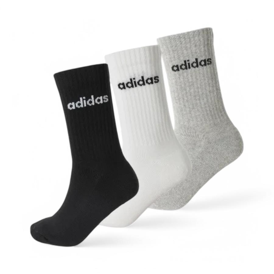 Calcetines Hombre Adidas Clásico Linear Cushioned Multicolor