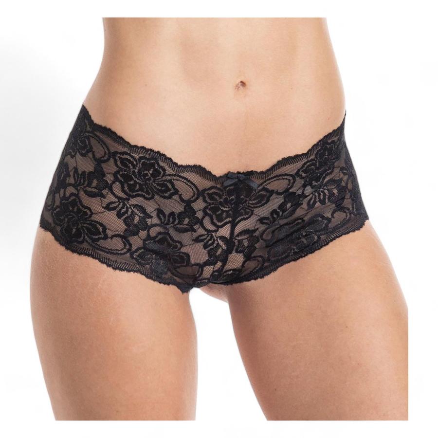 Pantaleta De Encaje Mujer Lady Genny Negro