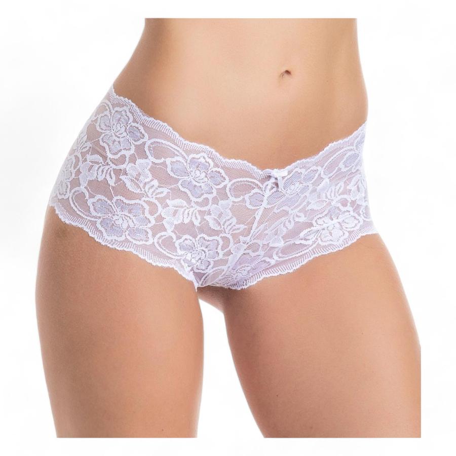 Pantaleta De Encaje Mujer Lady Genny Blanco