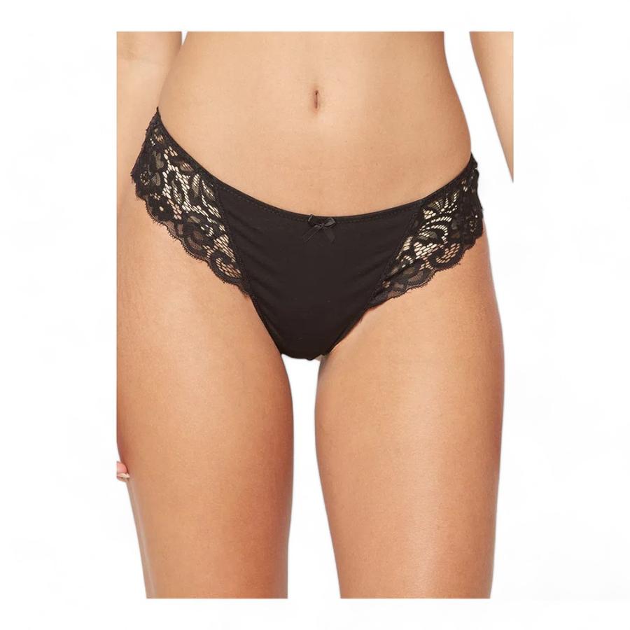 Pack 3 Calzones Mujer Intime Culotte Encaje Negro