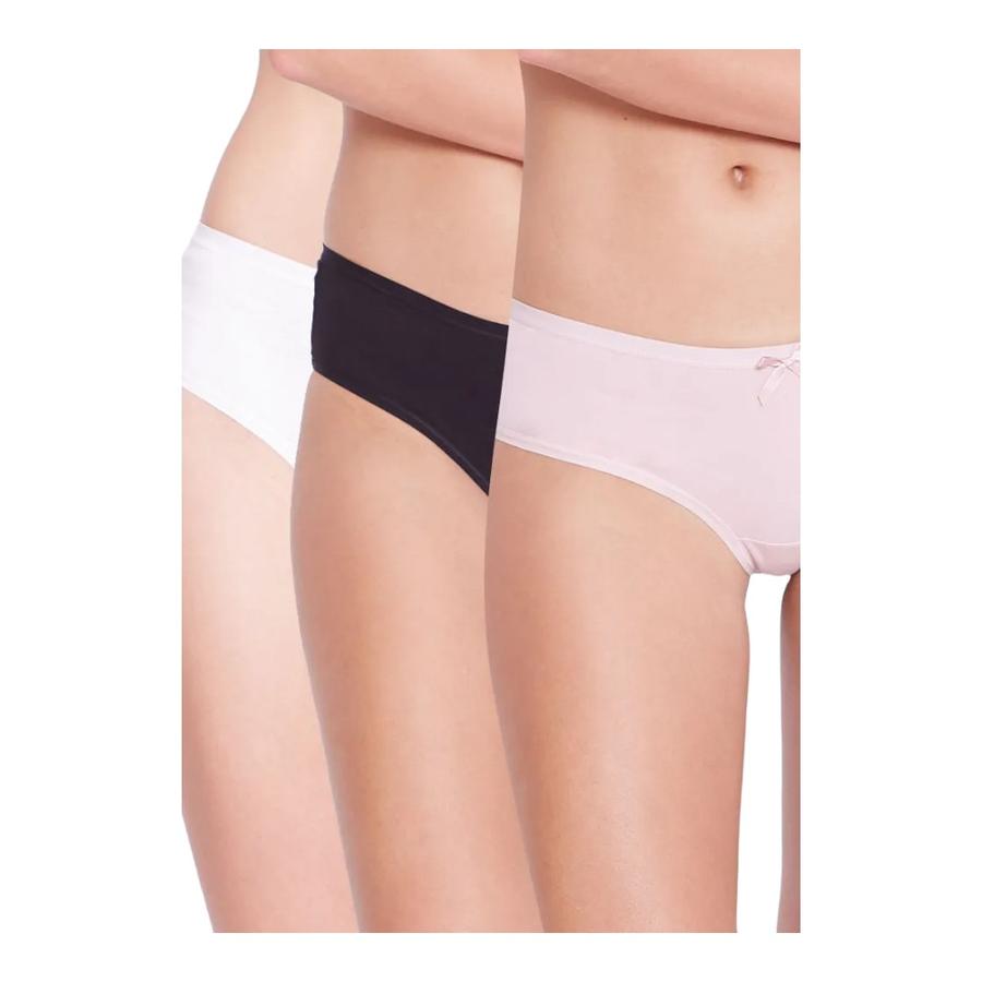 Pack 3 Calzones Mujer Intime Culotte Encaje Rosado