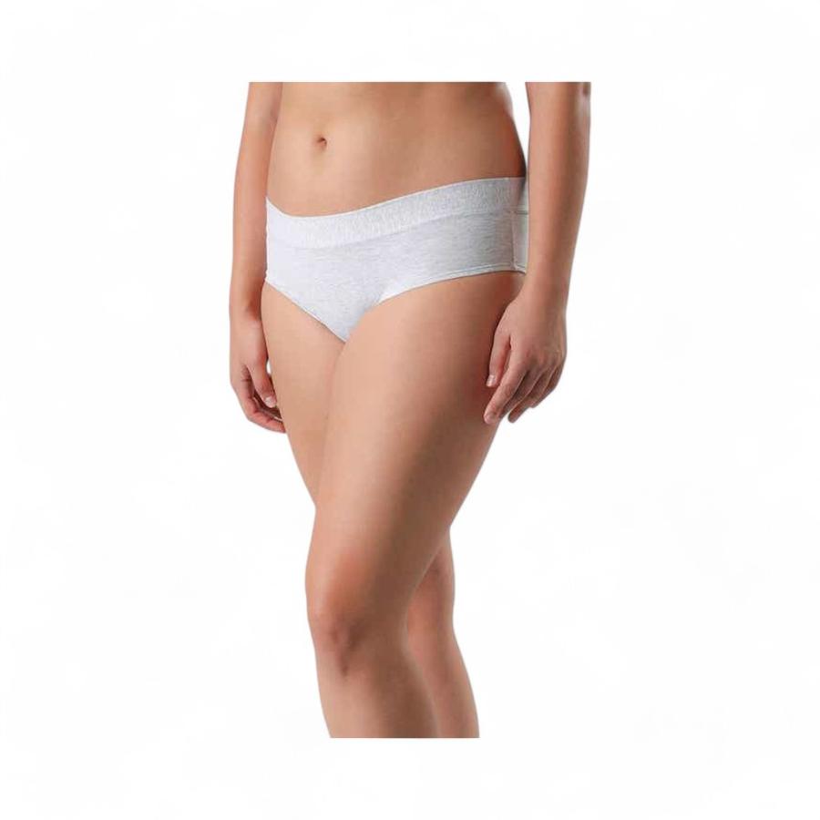 Pack 3 Pantaletas Mujer Flores 25007 Algodón Blanco