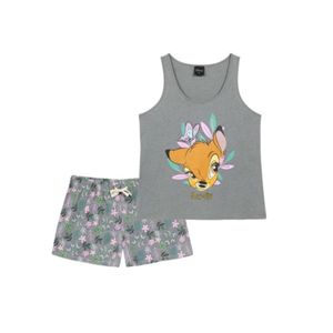 Pijama Dos Piezas The Brands Club Disney Bambi Mujer Gris