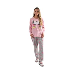 Conjunto Pijama Mujer Minnie Secreto Rosado