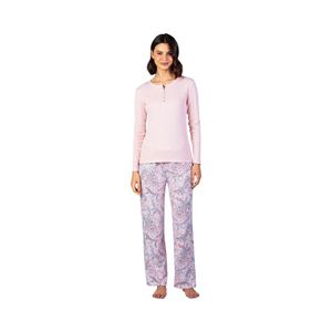 Pijama Algodón Mujer Lady Genny Estampado Damasco