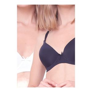 Pack 2 Sostenes Mujer Intime Copa D Algodón Multicolor