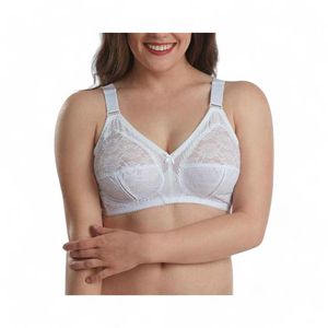 Sostén Mujer Flores 2255 Encaje Laminado Copa B Blanco