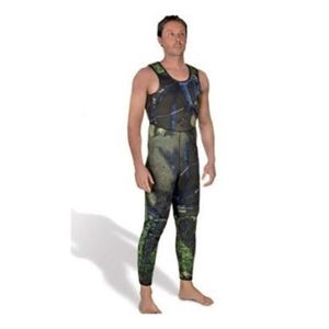 Traje De Caza Submarina Jardinera 7mm Sea Green