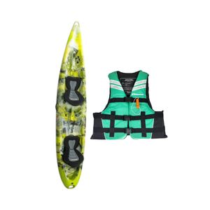 Kayak Doble Lago Hunter + Chaleco Salvavidas Esmeralda