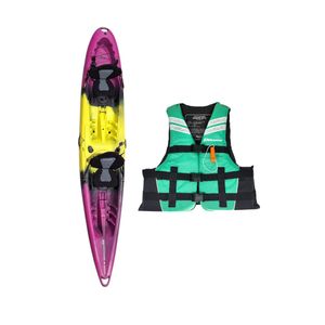 Kayak Doble Lago Pink + Chaleco Salvavidas Esmeralda