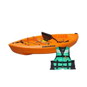 Kayak Single Chapo + Chaleco Salvavidas Esmeralda