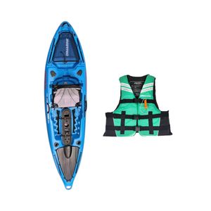 Kayak Single Cochamo + Chaleco Salvavidas Esmeralda