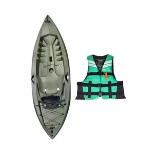 Kayak Single Petrohue + Chaleco Salvavidas Esmeralda