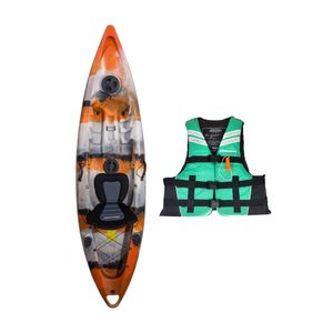 Kayak Single Travel Nemo + Chaleco Salvavidas Esmeralda