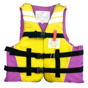 Chaleco Salvavidas Tipo Iii Sport Amarillo-morado Xl