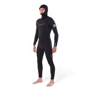 Traje De Agua Rip Curl Dawn Partol 5/4 Hood Liso NegroNegro