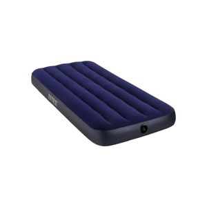 Colchon Inflable 1 Plaza Intex Azul
