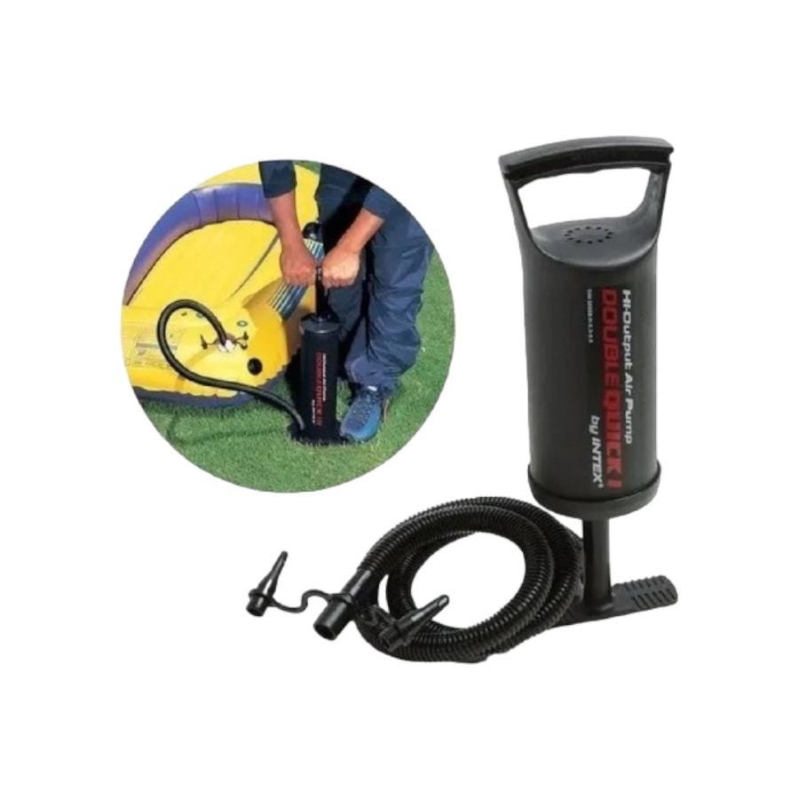 Inflador Manual 29 Cm Intex Negro