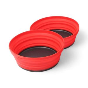 Set 2 Bowls Plegables Atakama Lúcuma 600 Ml Rojo