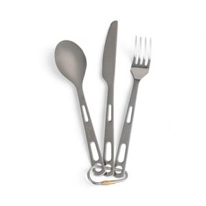 Set De Cubiertos Outdoor Atakama Chauchau Plateado