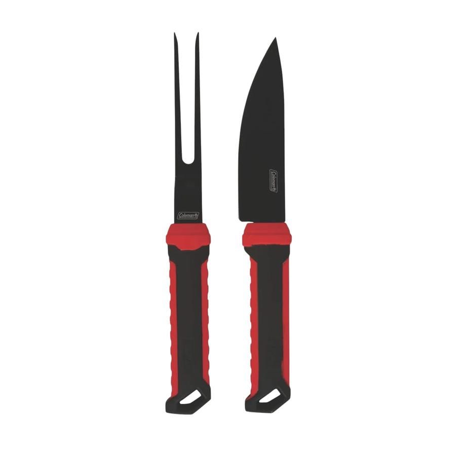 Set Coleman Pincho + Cuchillo Rugged Acero Inoxidable Negro
