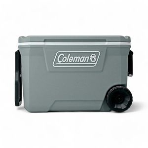 Cooler Rígido Con Ruedas Coleman 62QT 58 Litros Gris