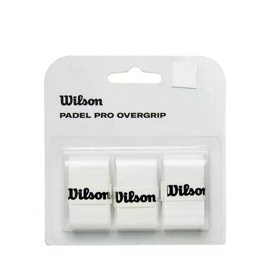 Pack 3 Pro Overgrip Padel Wilson Blanco