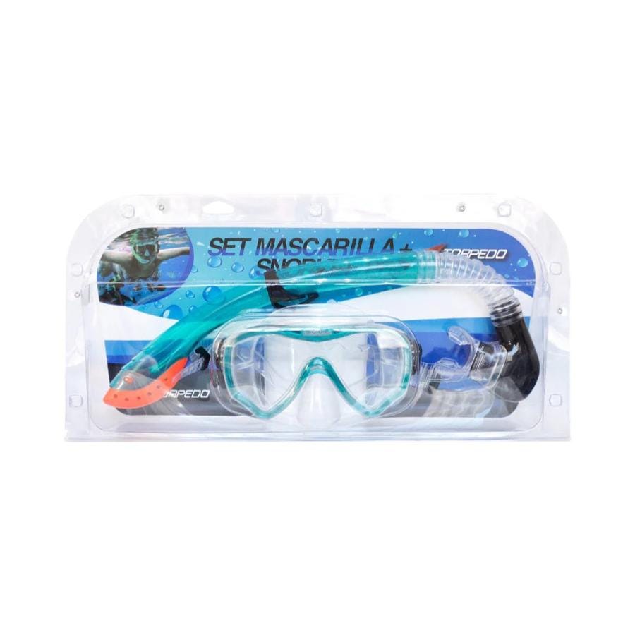 Set Snorkel Torpedo Pro Adulto NAACCSET023 Aqua