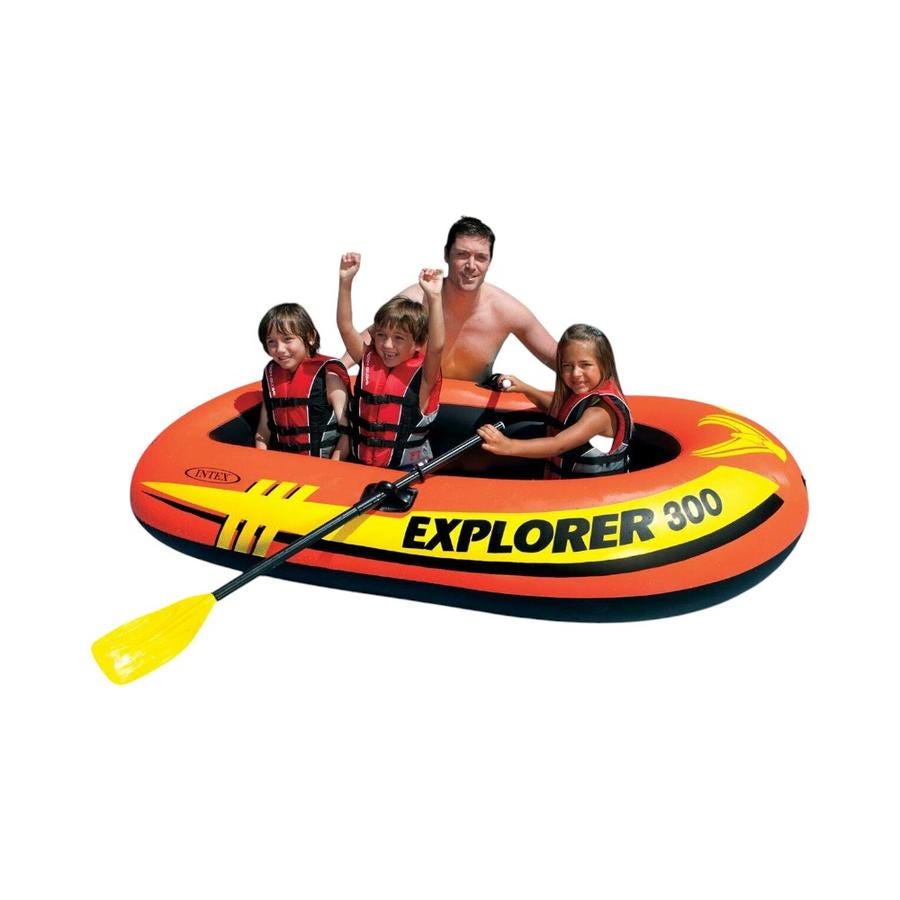 Bote Inflable Explorer 300 Compact Intex (211X117X41CM)