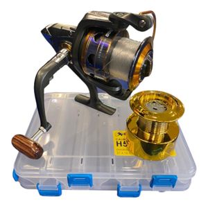 Combo Carrete De Pesca + Caja Organizadora
