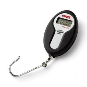 Pesa Pesca Digital Rapala 12 Kg Negro