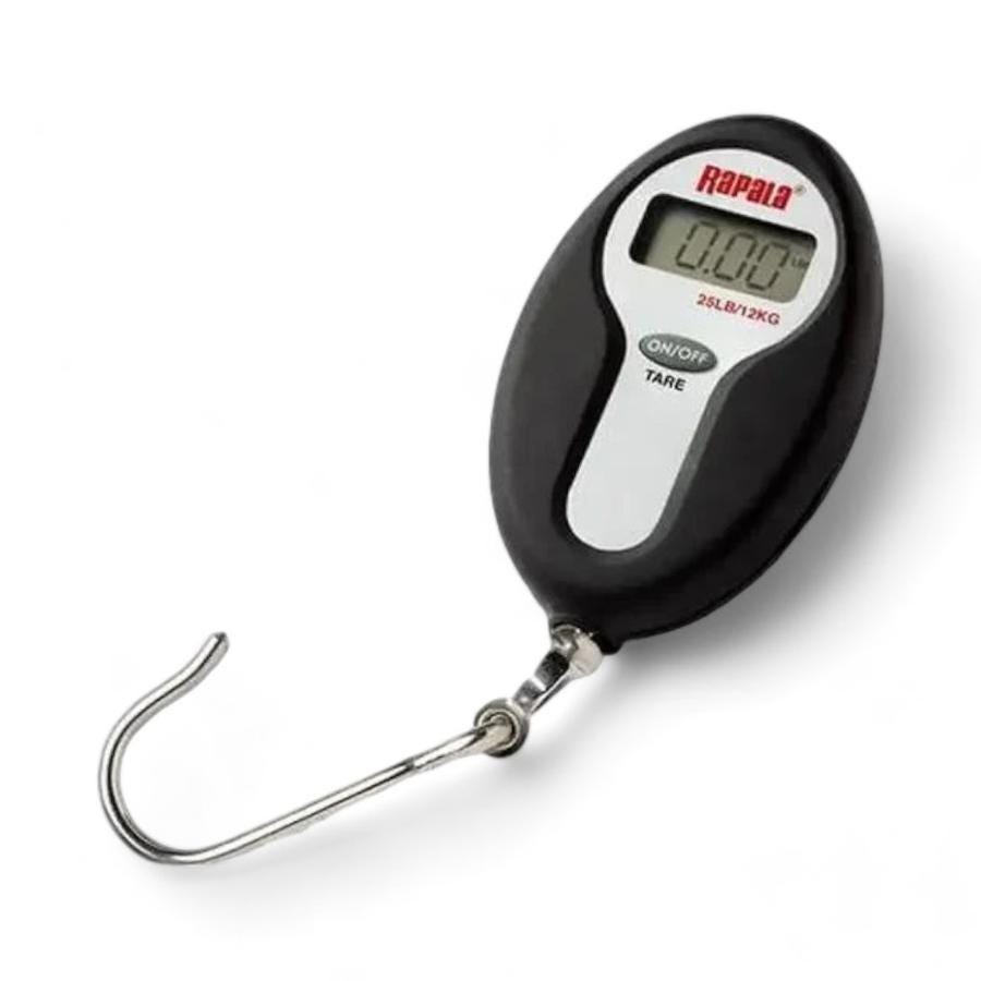 Pesa Pesca Digital Rapala 12 Kg Negro