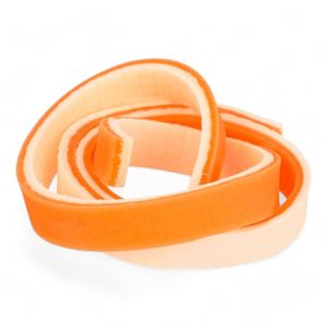 Carnada Artificial Fishbite Flea 2 Tiras Naranjo