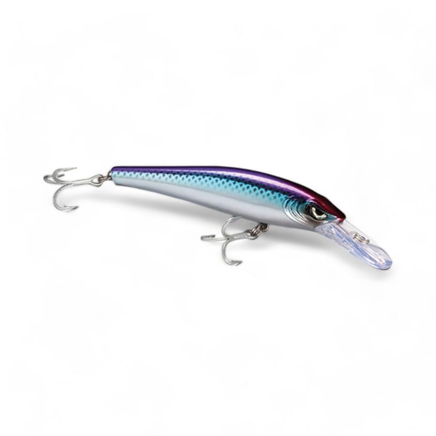 Señuelo Pesca Storm Thunder Barra 11 Cm Celeste/Morado