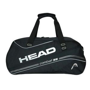 Bolso Deportivo Head Combat 35 Litros Negro/Plata