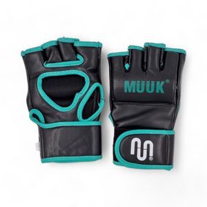 Guantillas MMA Muuk K.O. Negro/Turquesa