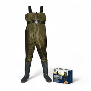 Wader Pesca Black Bear Oxford/PVC Olivo