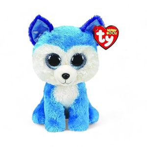 Peluche TY Beanie Boos Regular Prince Husky Azul