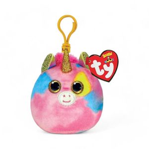 Llavero Peluche TY Squish-A-Boos Fantasia Unicornio