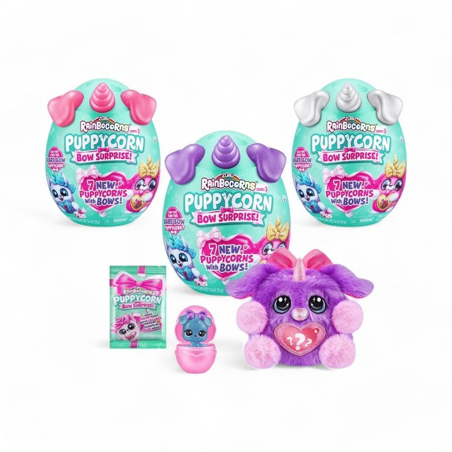 Peluche Huevo Sorpresa Rainbocorns Puppycorn