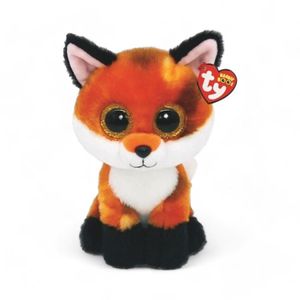 Peluche TY Beanie Boos Meadow Zorro Mediano Naranjo