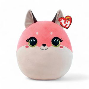 Peluche TY SquishABoos Roxie Zorro Largo Rosado
