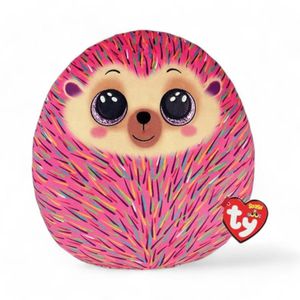 Peluche TY SquishABoos Hildee Puercoespin Largo Rosado